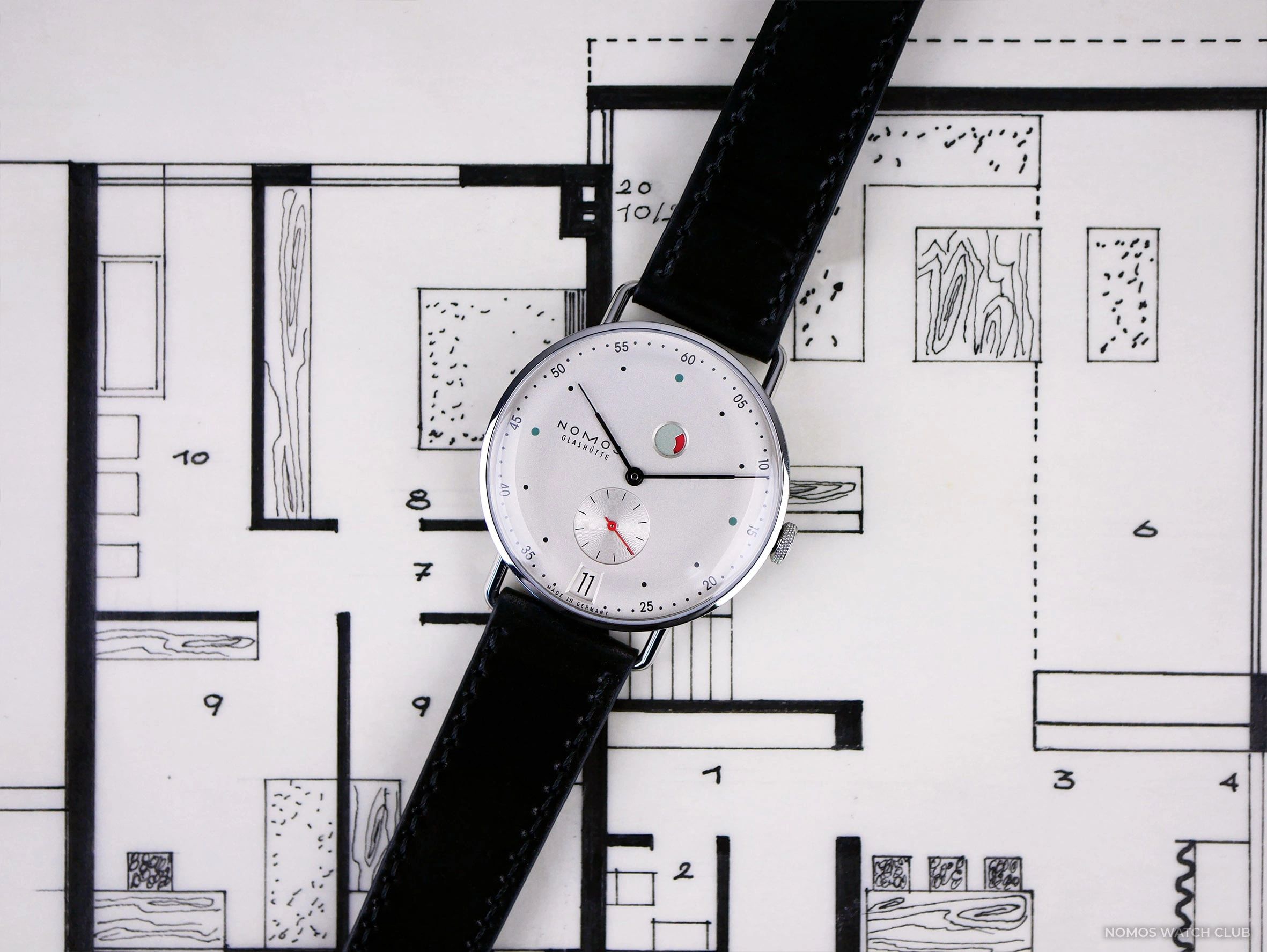 Hands-On: NOMOS Metro Date Power Reserve (Gangreserve) Hands-On: NOMOS Metro Date Power Reserve (Gangreserve)